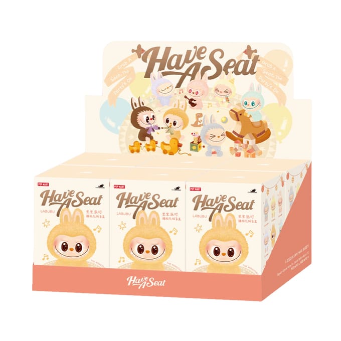 Pop Mart Labubu The Monsters - Have a Seat Vinyl Plush Blind Box