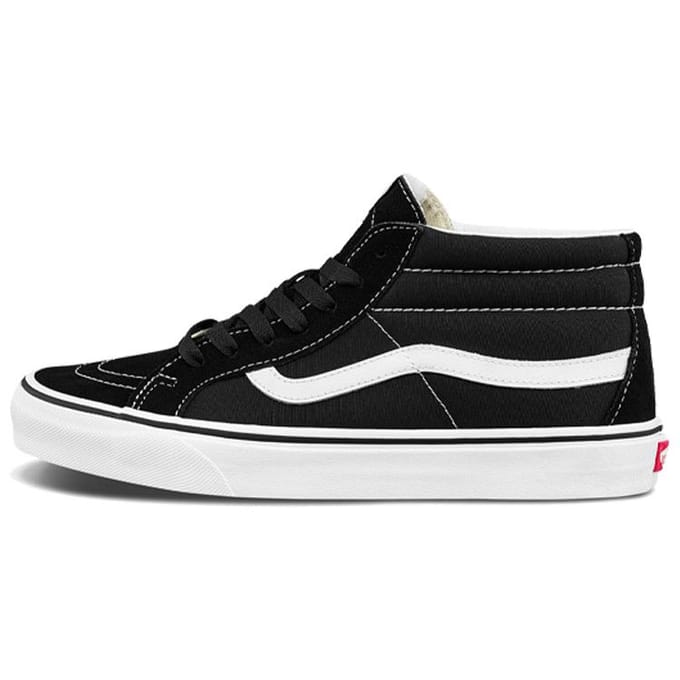 Vans Sk8-Mid Zwarte Unisex Sneakers True-White VN0A391F6BT 35