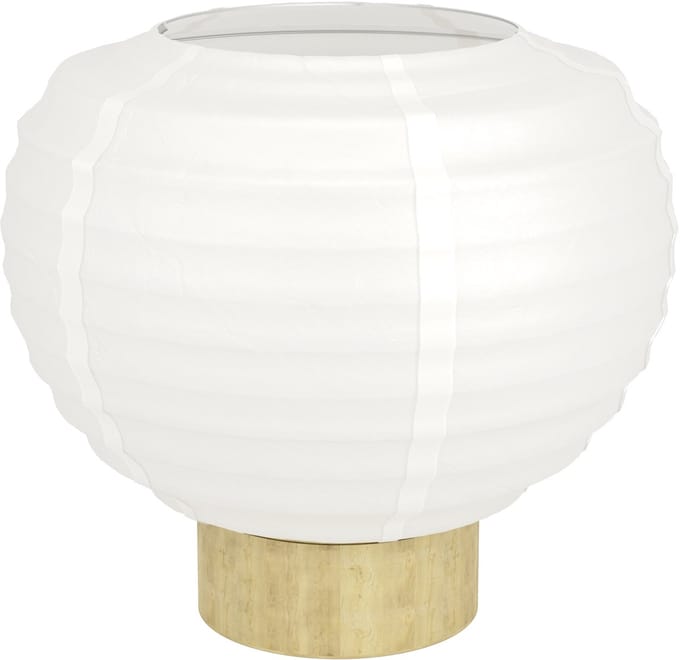 EGLO Summerhill Tafellamp - E27 - 20 cm - Wit/Bruin - Papier