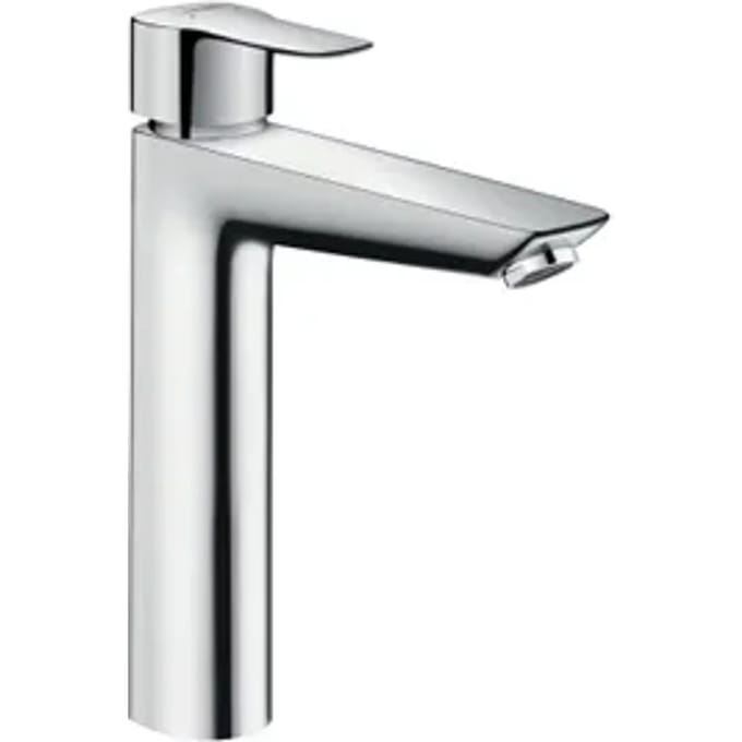 Hansgrohe Wastafelmengkraan Mysport - Waterbesparend - Hoge Uitloop - Chroom - 25,5cm