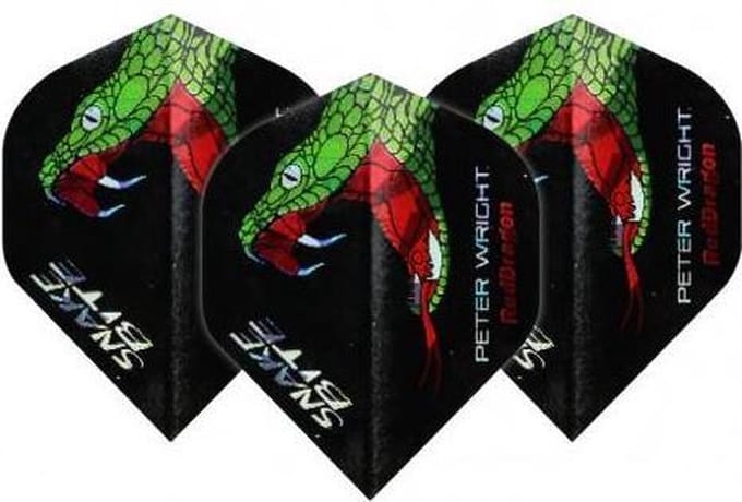 Red Dragon Peter Wright Snakebite Holographic Flight - Dart Flights