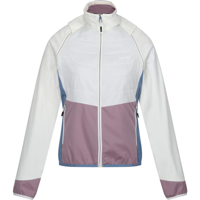 Regatta Dames/Dames Steren II Hybride Jas (Wit/Heatherblauw)