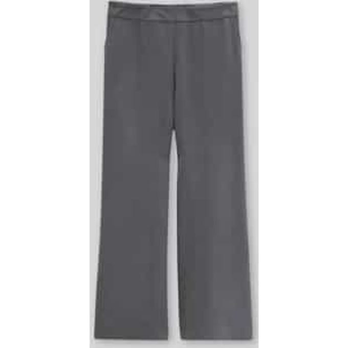 Korte wide fit culotte van mix van lyocell en linnen