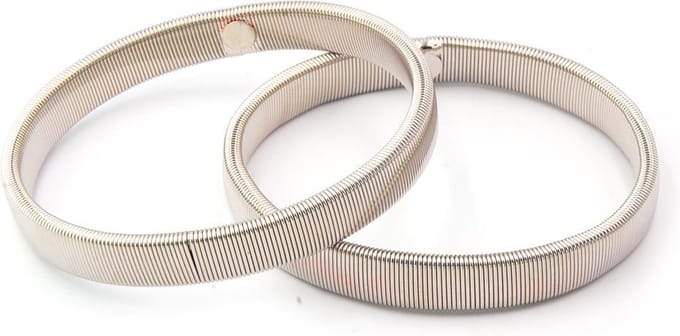No Evil Unisex Mouwophouders 20 cm - Zilver