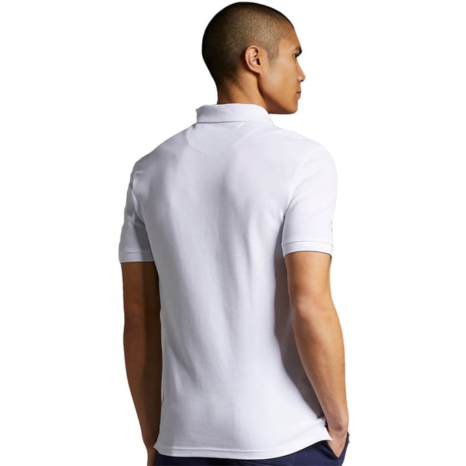 Lyle and Scott Polo Wit - Maat M - Heren