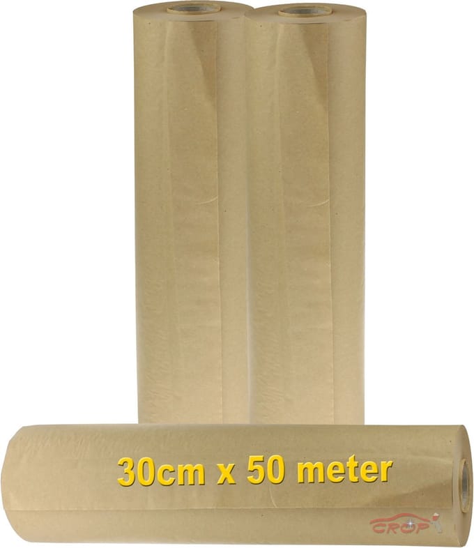 Maskeerpapier Super-Bruin 30cm x 50 meter - Mini-rol