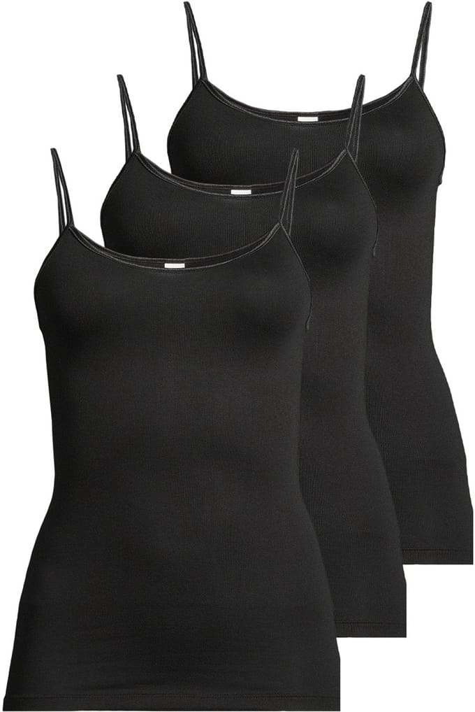 Conta Dames spaghettitop 3 pack Modal