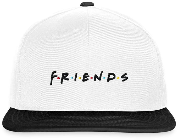 Friends Officieel Logo Als Borduurmotief Snapback cap
