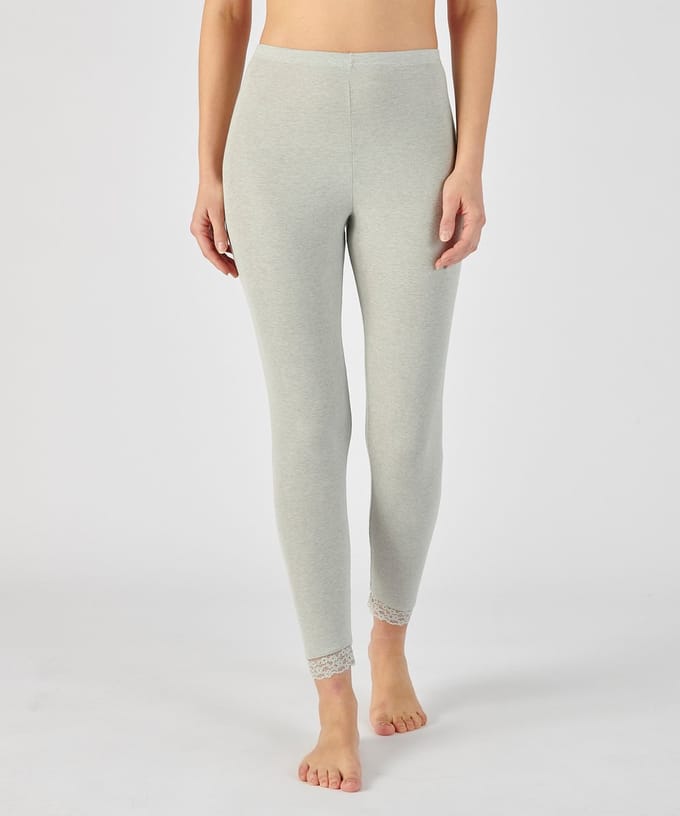 Damart - Lange kanten legging Thermolactyl Sensitive - Dames - Grijs - 54-56 (XXL)