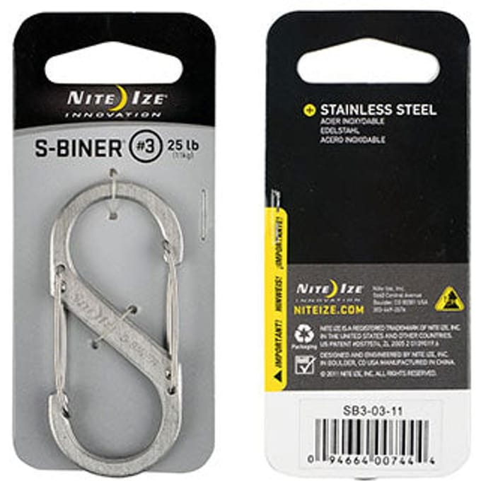 NITE Ize S-Biner Gr. 3 NI-SB3-03-11 Karabijn 67 mm x 29 mm 1 stuk(s)
