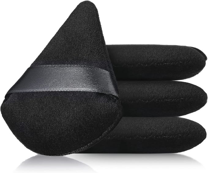 Solidchoice - Set van 4 Driehoekige Make-up Poeder Puff