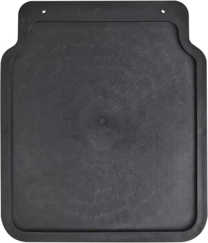 ProPlus Universele rubber spatlap - flexibel - 23 x 20 cm - zwart