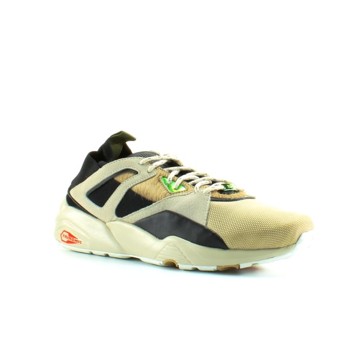 Puma BOG Sock Camping Wit Zwart Textiel Heren Lace Up Trainers 361904 02