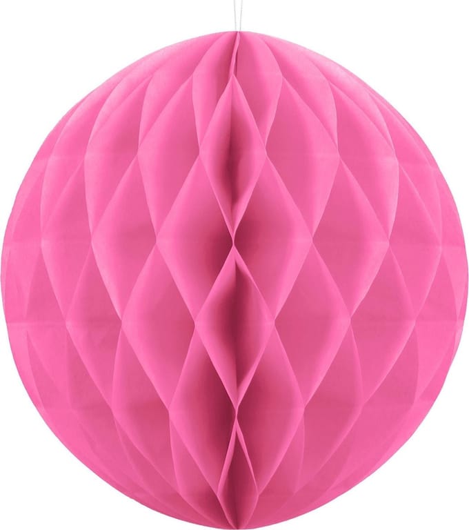 Honeycomb Bal Roze 30cm