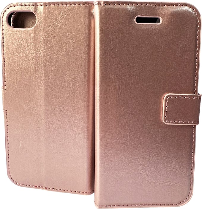 Bookcase Geschikt voor: iPhone 6 Plus / iPhone 6S Plus - Bookcase Rose Goud - portemonnee hoesje