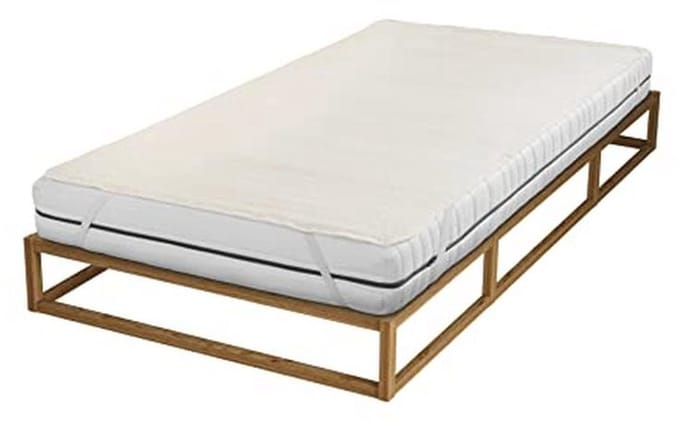 Molton Matrasbeschermer 90 x 200 cm - Beige