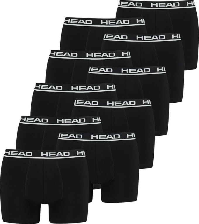 BOXERS Pack van 10 Head Heren Basic Boxer Broek Shorts Ondergoed Ondergoed Pack van 10