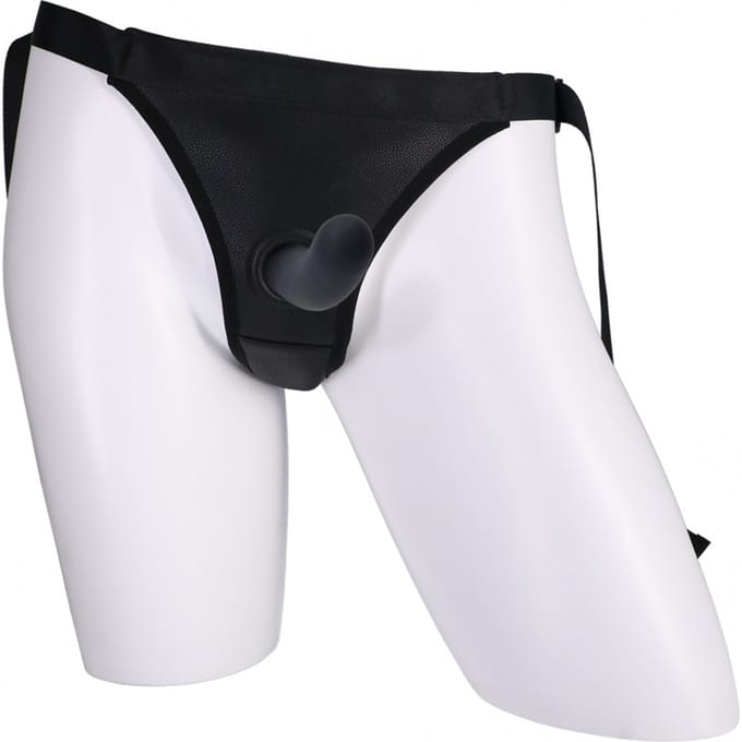 Doc Johnson - Strap on broekje met dildo - Zwart