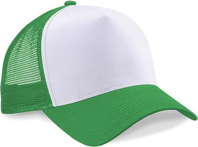 Snapback Trucker - Beechfield - Pure Green/White