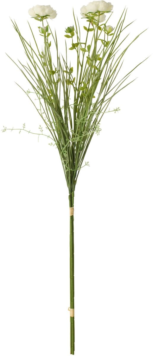 J-Line bundel 3 Ranonkel - textiel - wit - small