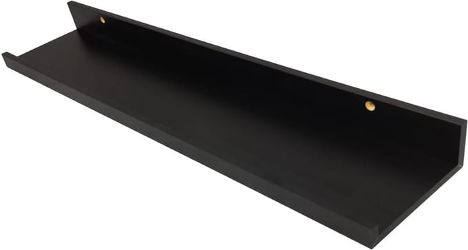 BD ART Serie - Wandplank - 100cm - Zwart