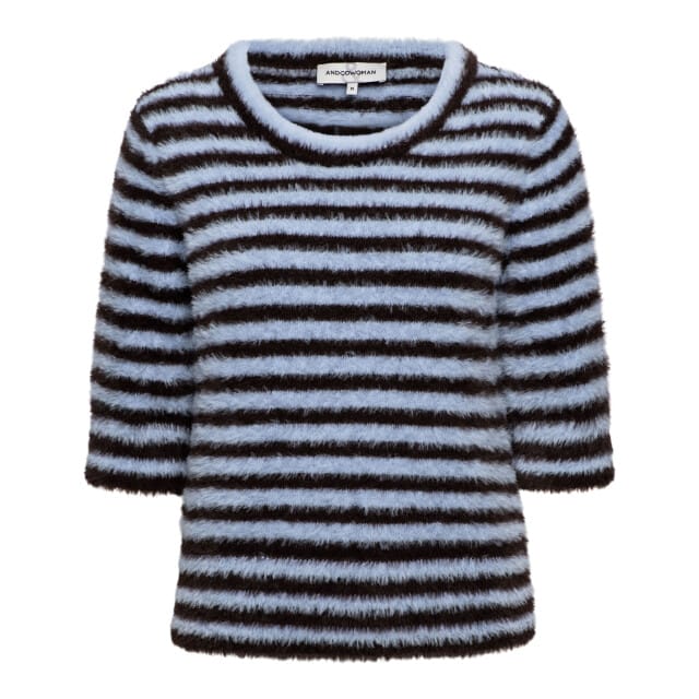 &Co Woman &co women trui balen dark chocolate multi