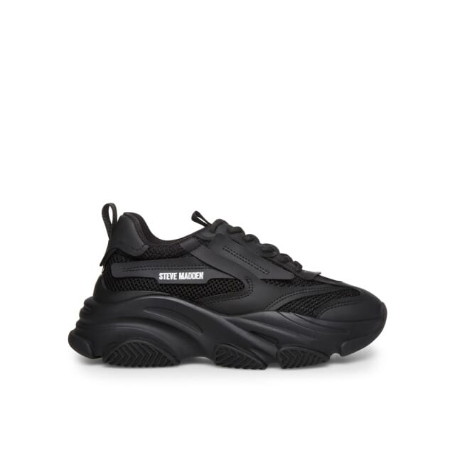 Dames Sneakers Steve Madden Posssession-e Black Zwart - Maat 37