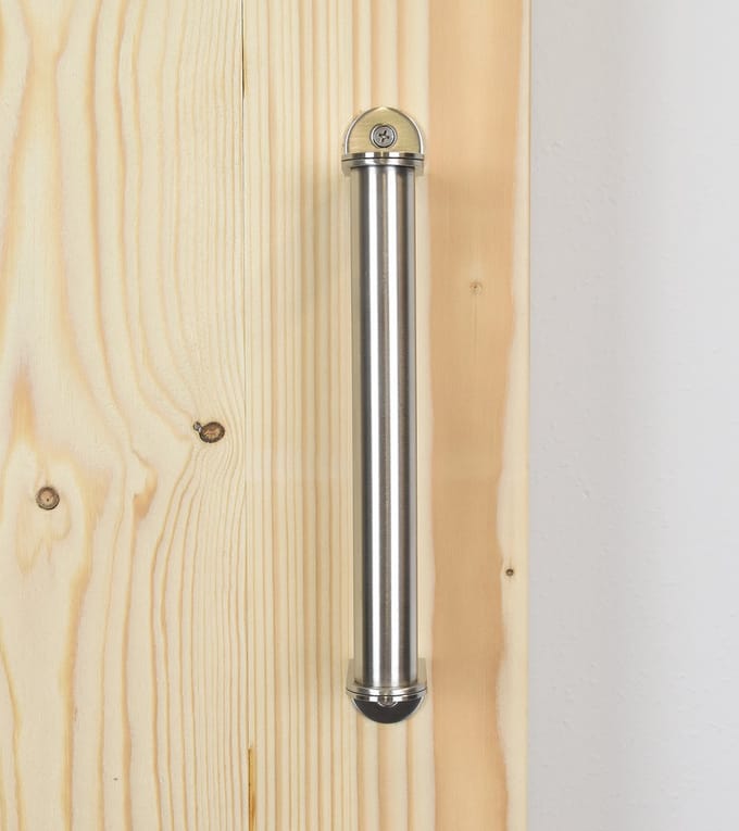 Barnwoodweb deurgreep Oregon rvs 32x254 mm
