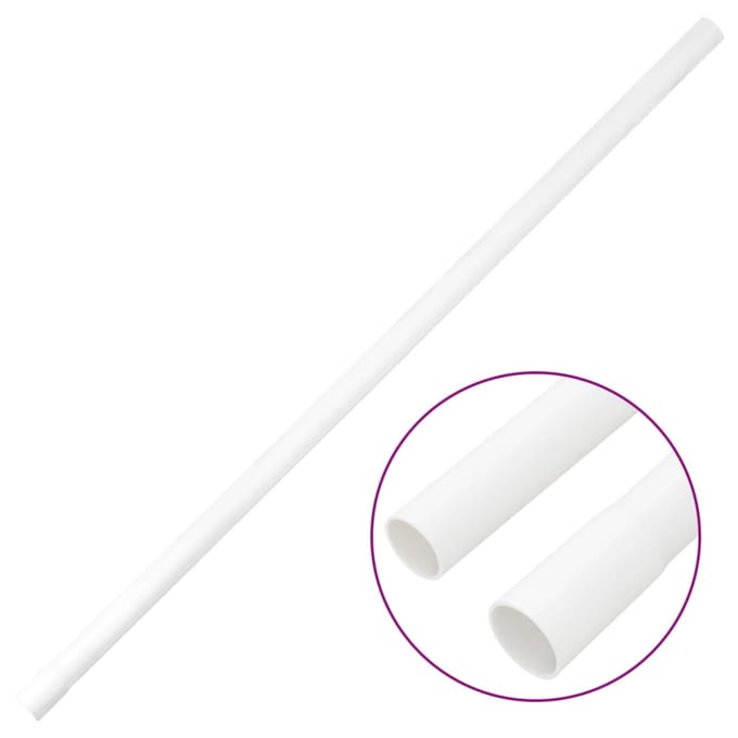 vidaXL - Kabelgoten - Ø20 - mm - 10 - m - PVC