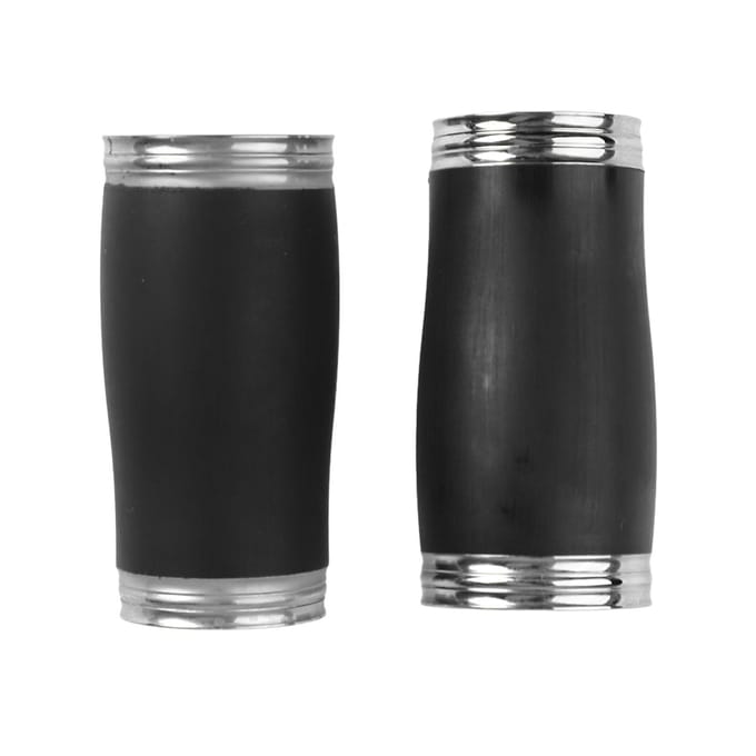 2 stuks Klarinet Stembuis Metaal Hout Soepel Bes Klarinet Vat voor Optreden CC14 black