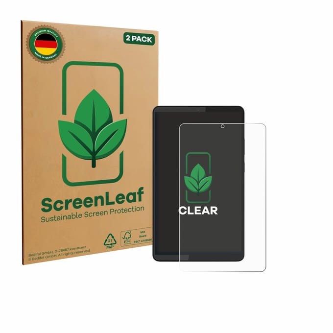 2 Stuks Screenprotector voor Lenovo Tab One 8.7" - Hoogwaardige Beschermfolie transparant