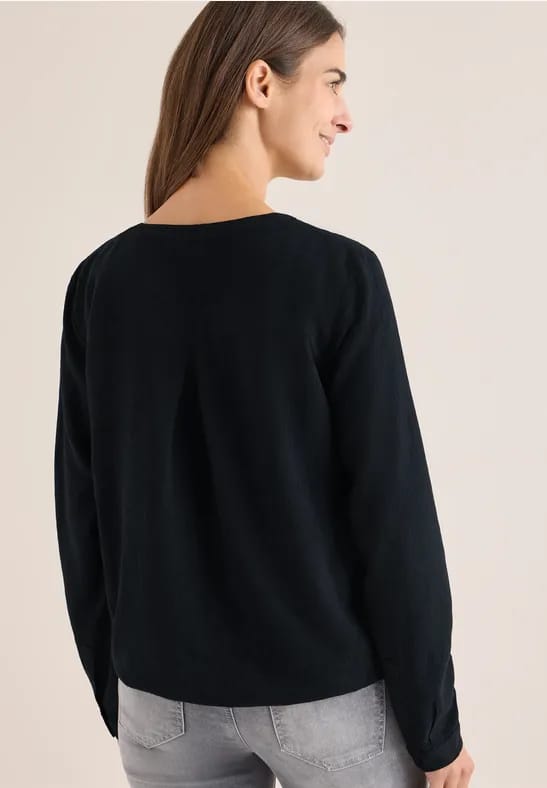 Blouse in effen kleur