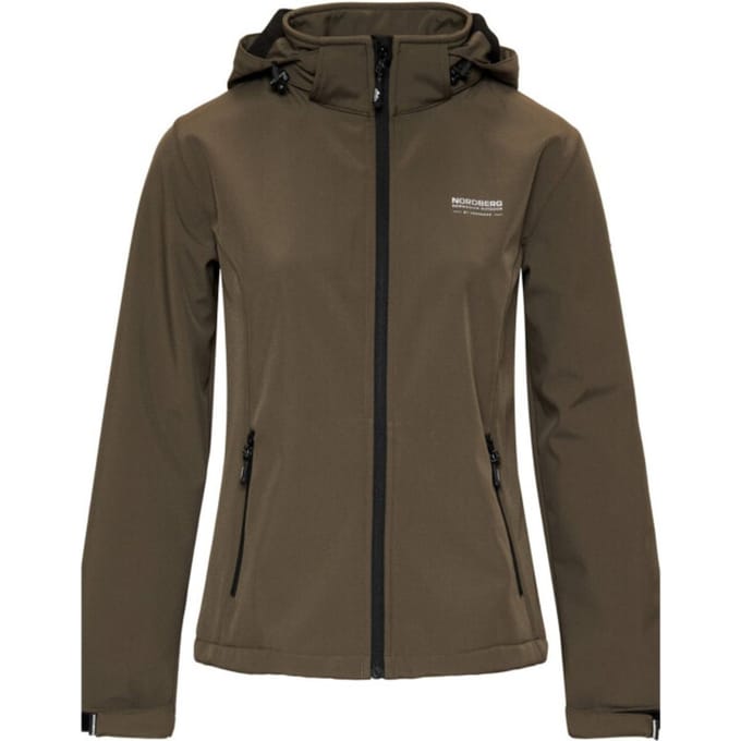 Nordberg Ingrida Softshell Jas Dames - Army - Maat XL