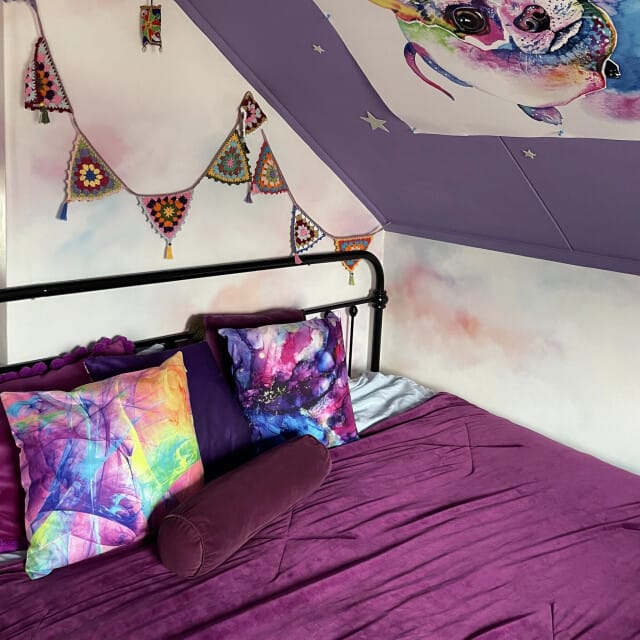 Gek op kussens! Sierkussen color explosion #2 | 45 x 45 cm | katoen/polyester