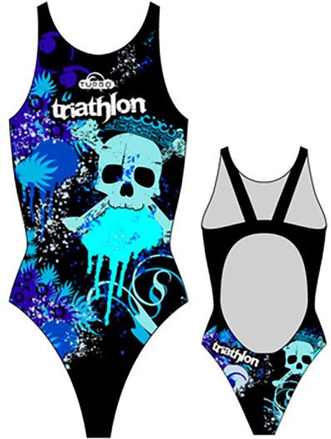 Turbo Skulls Triathlon Zwemkleding Zwart XL Vrouw