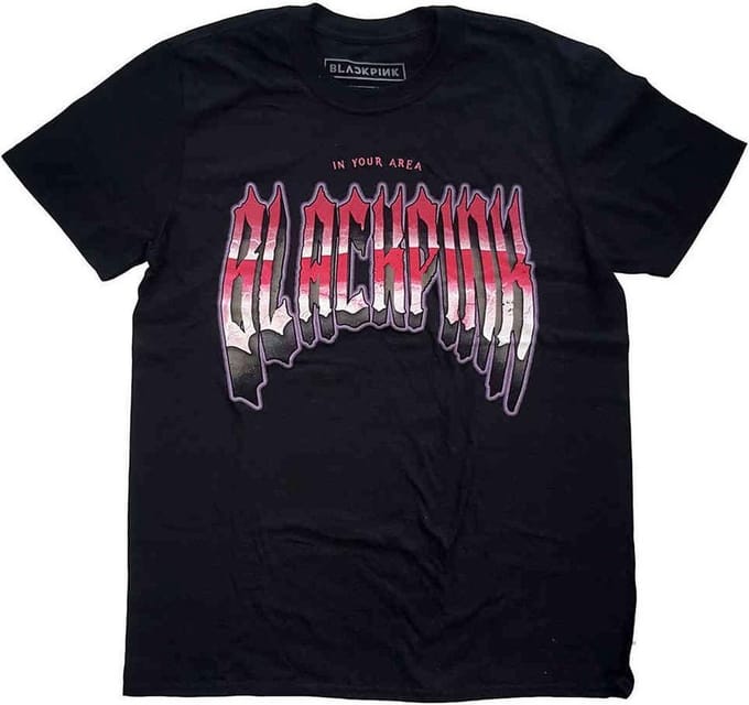 Blackpink - Gothic Heren T-shirt - L - Zwart