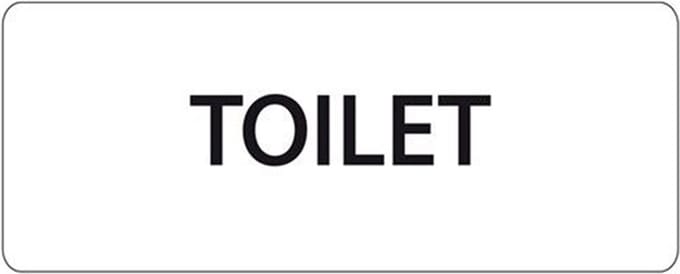 Ivana Tekstbord Toilet