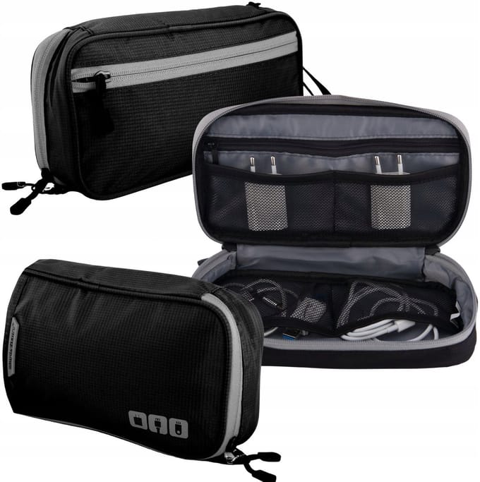 Reisorganizer voor Kabels en Laders - Waterdicht Etui met Rits