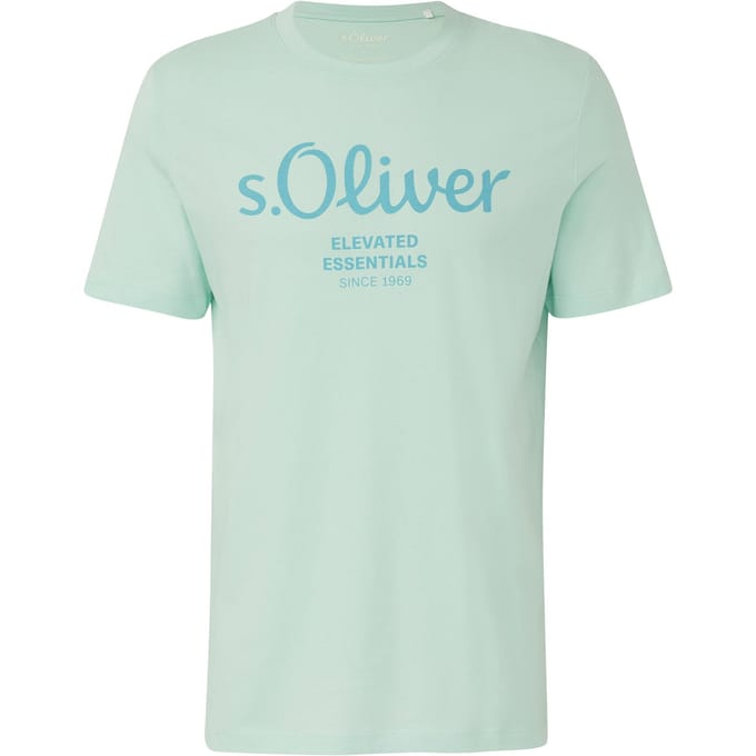 Regular fit T-shirt van puur katoen
