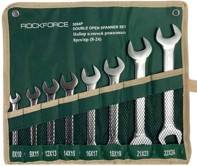 Rockforce - Ringsleutelset - 8-24mm - Staal - Professioneel