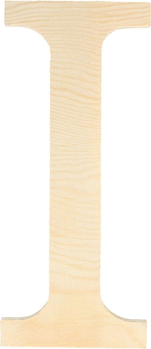 Artemio houten letter I 19 cm