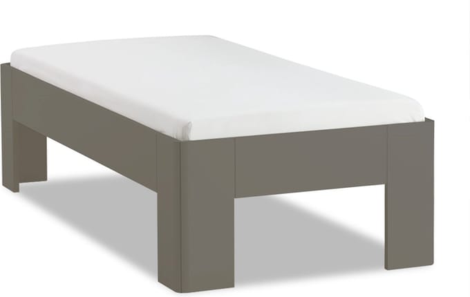 B Bright Fresh 500 Bed 90x220cm - Bedframe Antraciet - Eenpersoonsbedden - Instaphoogte: 50cm
