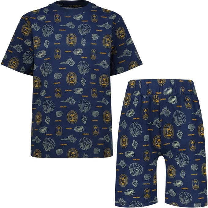 Vingino Boys Wasea Pyjama Dark Blue Größe: M | Nachtwäsche Outlet | kids | Blau