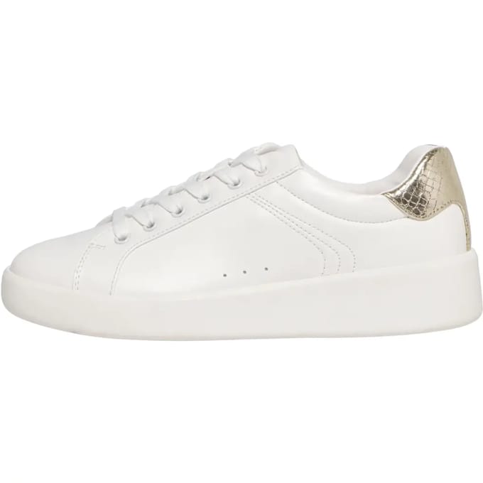 Only Onlsoul-4 Pu Sneaker White/gold | Maat: 38