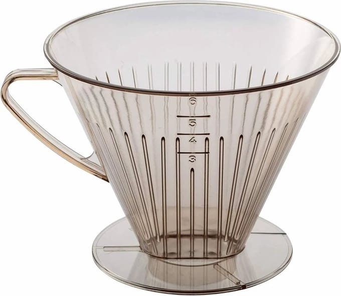 Koffiefilter Houder - Transparant - 1 x 6