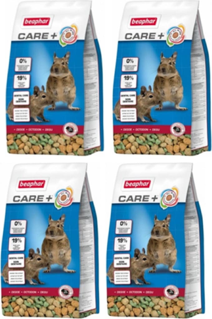 4x Beaphar Care+ Degoe - degoevoer - 700g