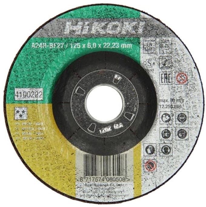 HiKOKI AFBRAAMSCHIJF (INOX) 115X6,0 KOM 40604162