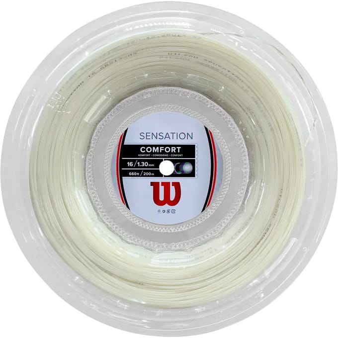 Wilson Sensation Rol Snaren 200m-Natuurlijke Kleuren