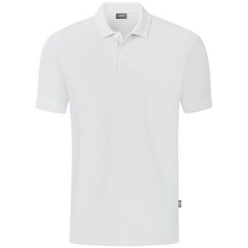 Jako Organic Polo Heren - Wit | Maat: XXL