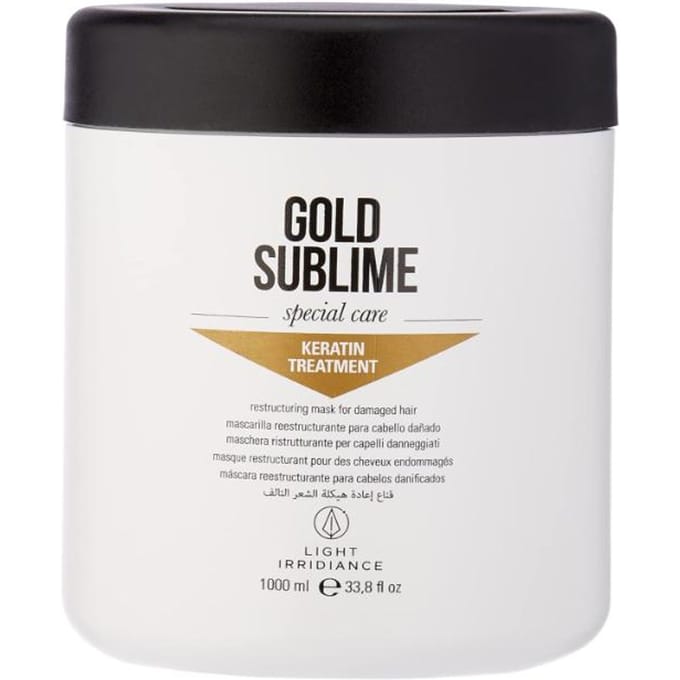 Light Irridiance Gold Sublime Masque Traitant à la Kératine 1000 ml white